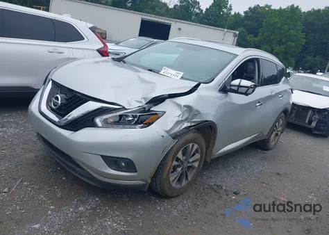 2018 Nissan Murano Sl из США, поврежденный, VIN 5N1AZ2MG5JN123662